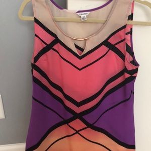 Gorgeous Calvin Klein multi colored shell